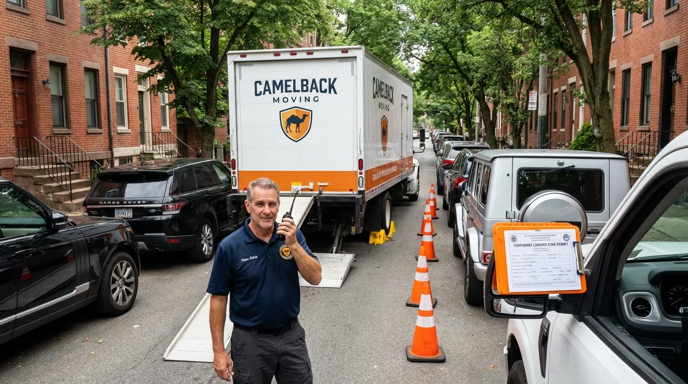 City street loading permit setup in South Hill, VA